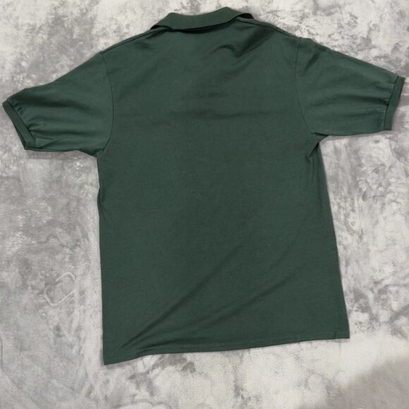 Vintage Los Angeles Rams Polo Shirt NFL Jerzees Forest Green Men’s M 90s Y2K - Picture 2 of 3